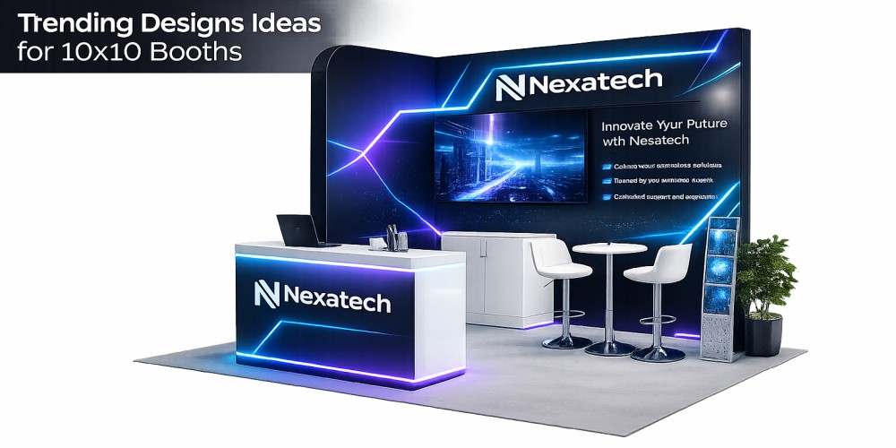 10x10 booth layout ideas