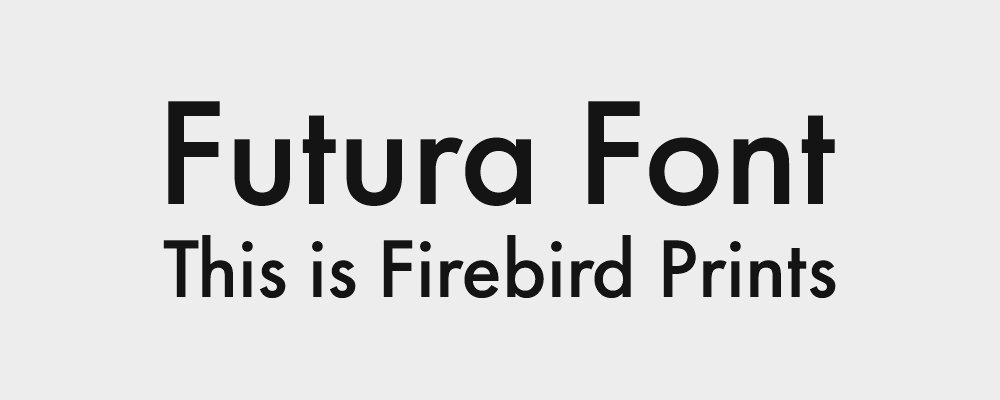futura font preview