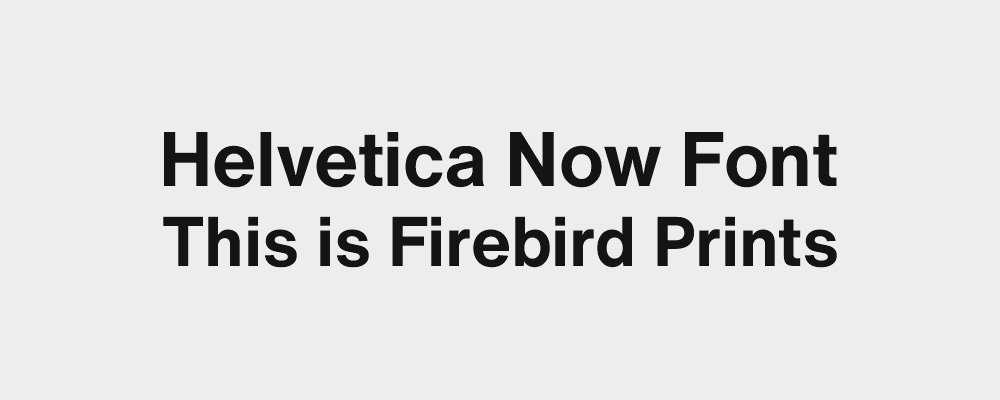 helvetica now font preview