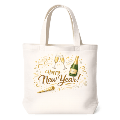 tote bag printing for New Year Celebration