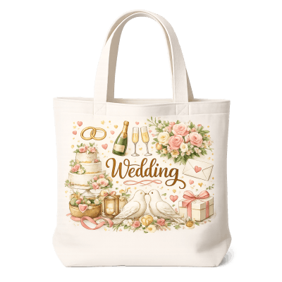 tote bag printing for wedding events