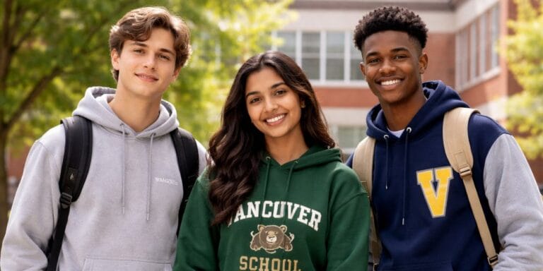 best hoodie styles for schools in Vancouver