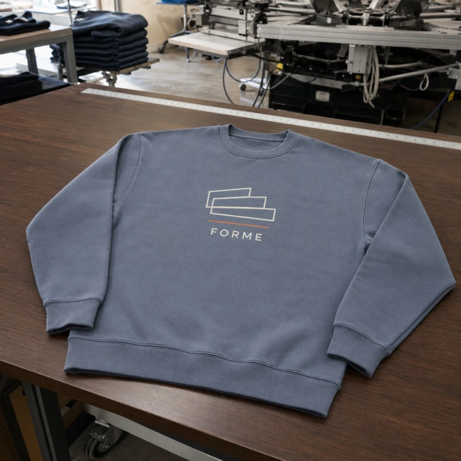 Custom crewneck sweatshirt printing in Vancouver
