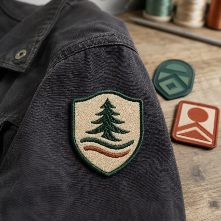 Custom embroidered, woven and PVC patches produced in Vancouver